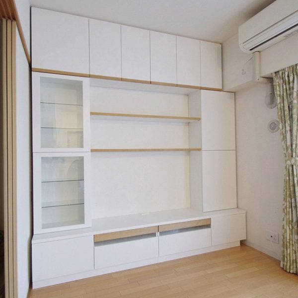 マンションの壁面収納