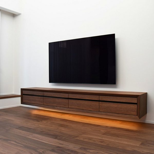 スリットデザインのテレビボード
